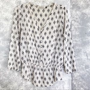 🌈Aztec Button Up Long Sleeve Blouse - Veronica M